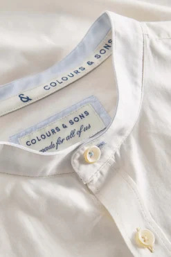 Colours & Sons Hemd Stehkragen - Offwhite*Herren Hemden|Hemden