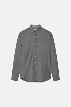 Colours & Sons Hemd Twill Basic - Anthracite*Herren Hemden|Hemden