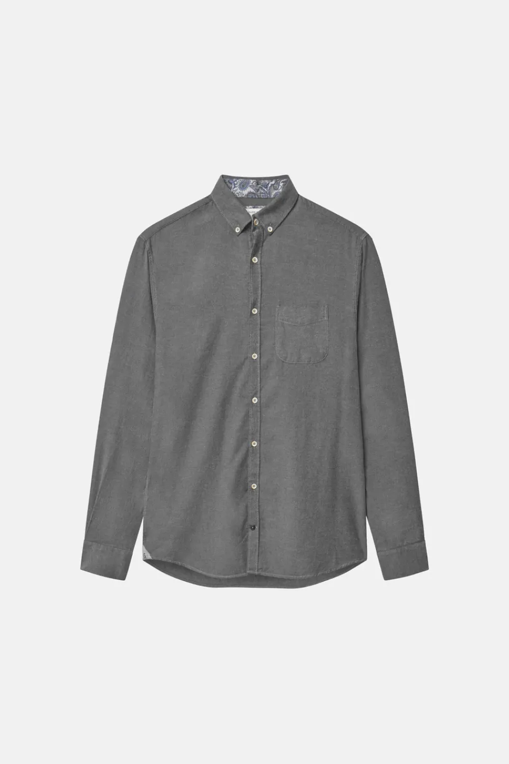 Colours & Sons Hemd Twill Basic - Anthracite*Herren Hemden|Hemden