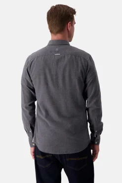 Colours & Sons Hemd Twill Basic - Anthracite*Herren Hemden|Hemden