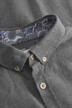 Colours & Sons Hemd Twill Basic - Anthracite*Herren Hemden|Hemden