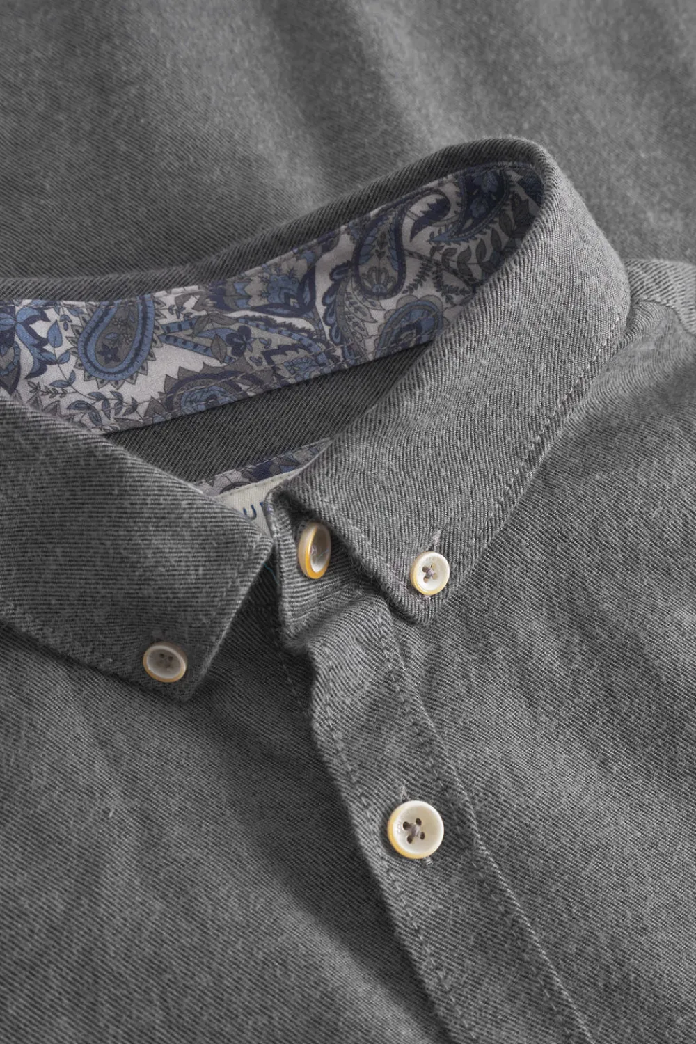 Colours & Sons Hemd Twill Basic - Anthracite*Herren Hemden|Hemden