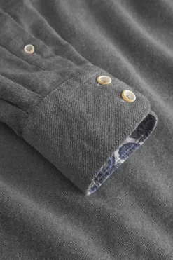 Colours & Sons Hemd Twill Basic - Anthracite*Herren Hemden|Hemden