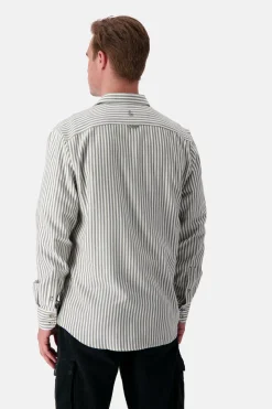 Colours & Sons Hemd Twill Basic - Clover Stripes*Herren Hemden|Hemden