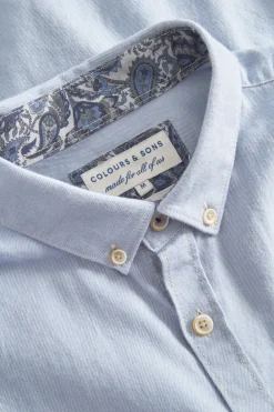 Colours & Sons Hemd Twill Basic - Lake*Herren Hemden|Hemden