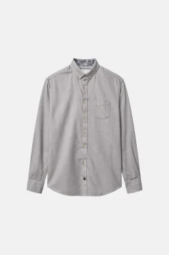 Colours & Sons Hemd Twill Basic - Silver*Herren Hemden|Hemden