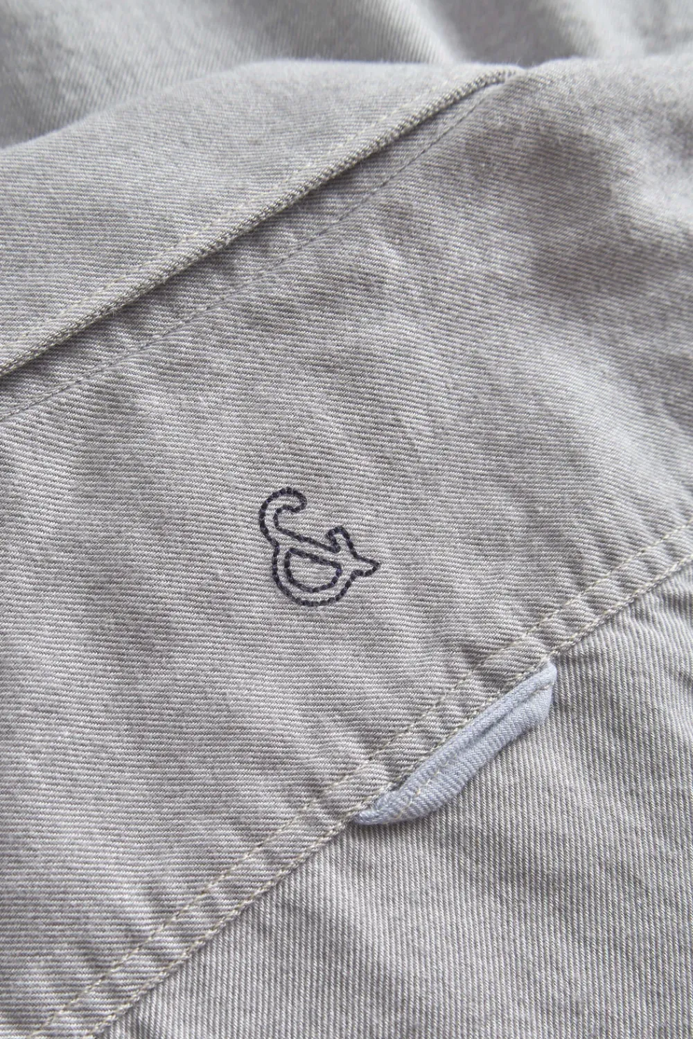 Colours & Sons Hemd Twill Basic - Silver*Herren Hemden|Hemden