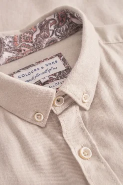 Colours & Sons Hemd Twill Basic - Tumbleweed*Herren Hemden|Hemden