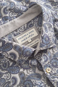 Colours & Sons Hemd-gemustert - Horizon Paisley*Herren Hemden