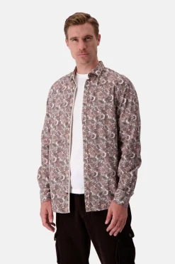 Colours & Sons Hemd-gemustert - Mezcal Paisley*Herren Hemden