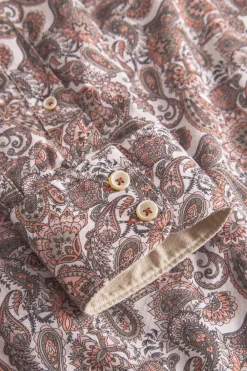 Colours & Sons Hemd-gemustert - Mezcal Paisley*Herren Hemden