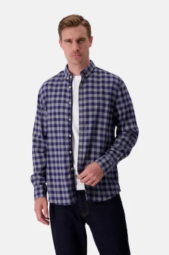 Colours & Sons Hemd-gemustert - Navy Vichy*Herren Hemden