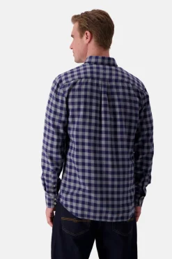 Colours & Sons Hemd-gemustert - Navy Vichy*Herren Hemden