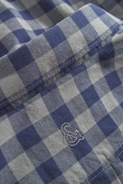 Colours & Sons Hemd-gemustert - Navy Vichy*Herren Hemden
