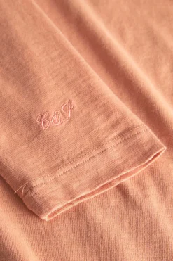 Colours & Sons Henley - Slub - Peach*Herren T-Shirts & Polos|Longsleeves