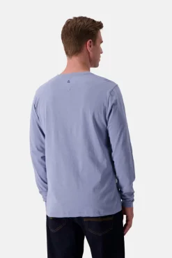 Colours & Sons Henley Shirt Slub - Denim*Herren T-Shirts & Polos|Longsleeves