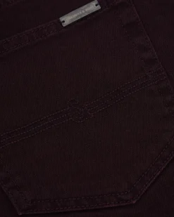 Colours & Sons Jeans Coloured Denim - Port Wine*Herren Jeans