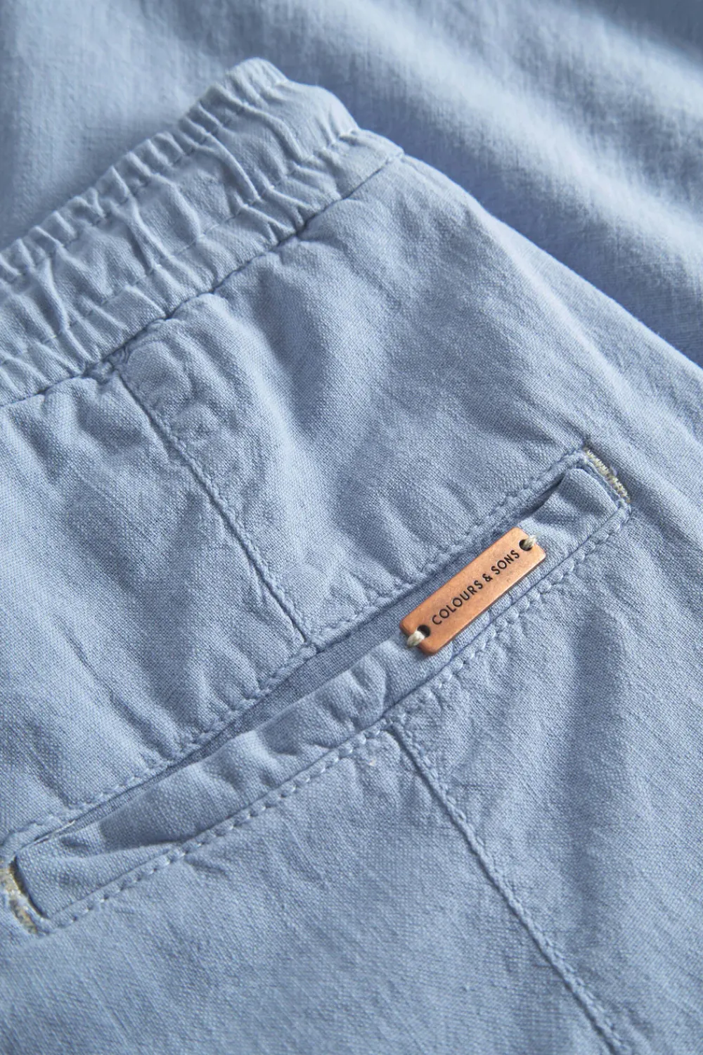 Colours & Sons Leinen Hose - Vintage Blue*Herren Hosen