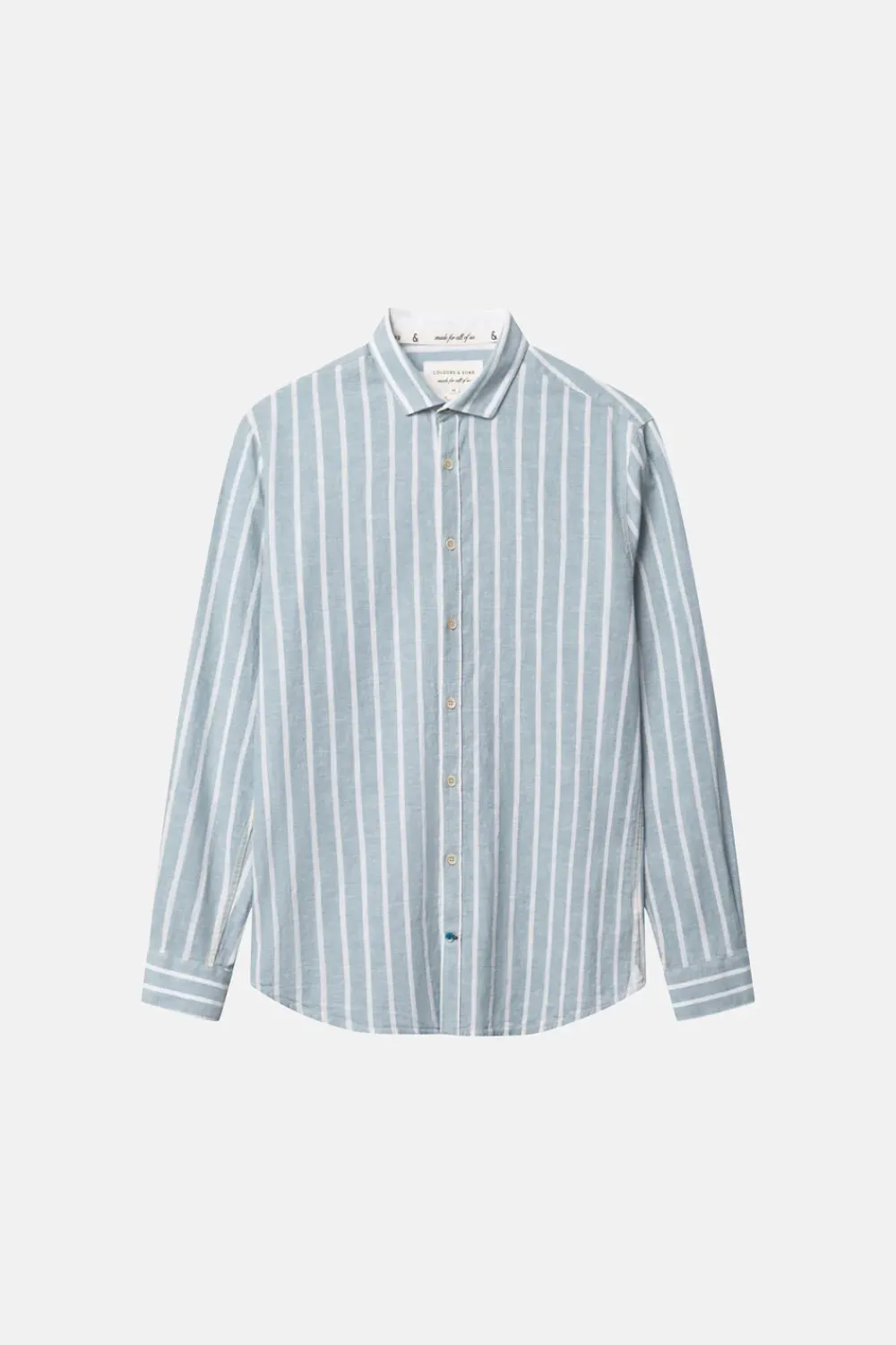 Colours & Sons Linen Shirt striped - Kimono Stripes*Herren Hemden