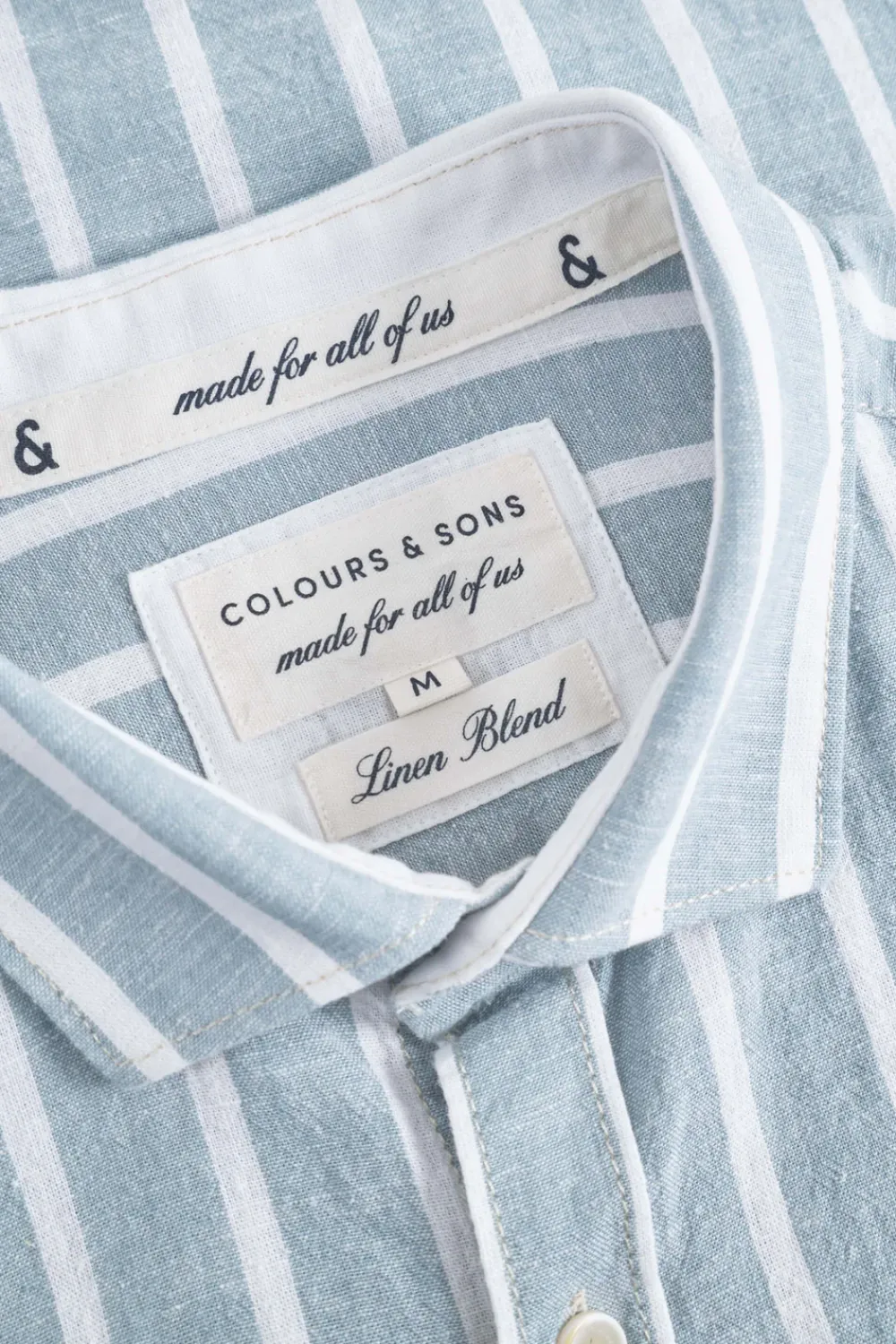 Colours & Sons Linen Shirt striped - Kimono Stripes*Herren Hemden