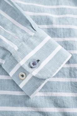Colours & Sons Linen Shirt striped - Kimono Stripes*Herren Hemden