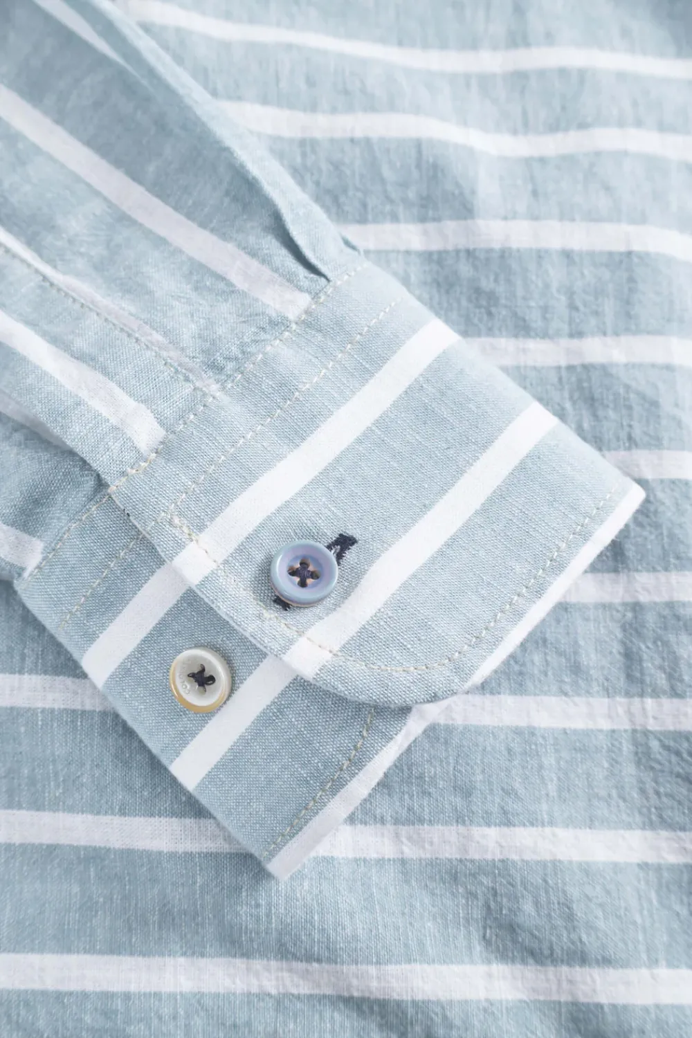 Colours & Sons Linen Shirt striped - Kimono Stripes*Herren Hemden