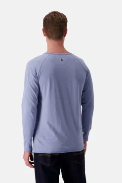 Colours & Sons Longsleeve Slub - Denim*Herren T-Shirts & Polos|Longsleeves