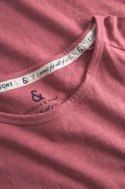 Colours & Sons Longsleeve Slub - Mauve*Herren T-Shirts & Polos|Longsleeves