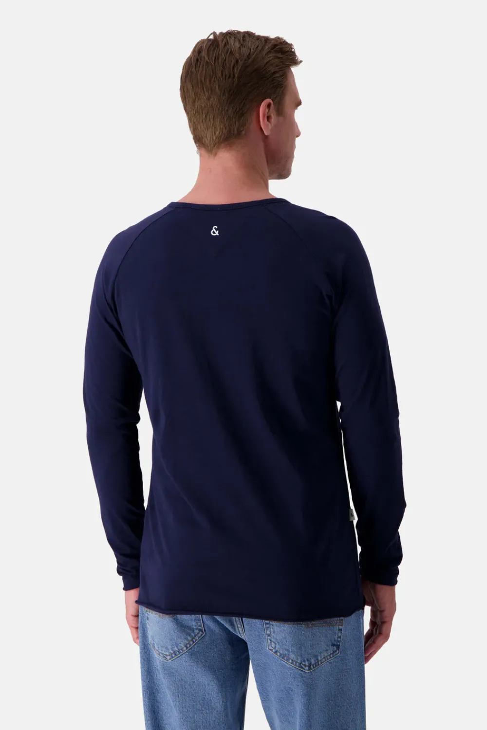 Colours & Sons Longsleeve Slub - Navy*Herren T-Shirts & Polos|Longsleeves