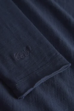 Colours & Sons Longsleeve Slub - Navy*Herren T-Shirts & Polos|Longsleeves