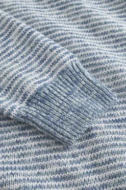 Colours & Sons Mouliné Pullover - Dove Mouliné*Herren Pullover