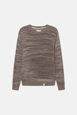 Colours & Sons Mouline Pullover - Olive Mouliné*Herren Pullover
