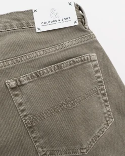 Colours & Sons Natural Dye Denim - Olive*Herren Jeans