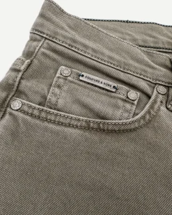 Colours & Sons Natural Dye Denim - Olive*Herren Jeans