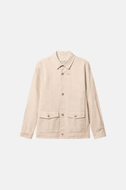 Colours & Sons Overshirt Shirt Linen Blend - Offwhite*Herren Jacken