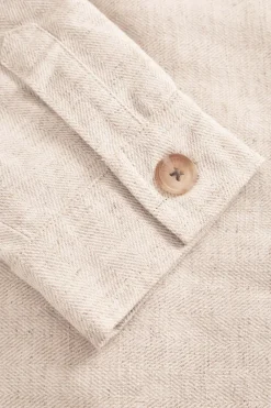 Colours & Sons Overshirt Shirt Linen Blend - Offwhite*Herren Jacken