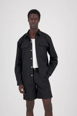 Colours & Sons Overshirt-Pocket - Black*Herren Hemden|Jacken