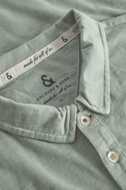 Colours & Sons Polo - Slub - Lime*Herren T-Shirts & Polos|T-Shirts & Polos