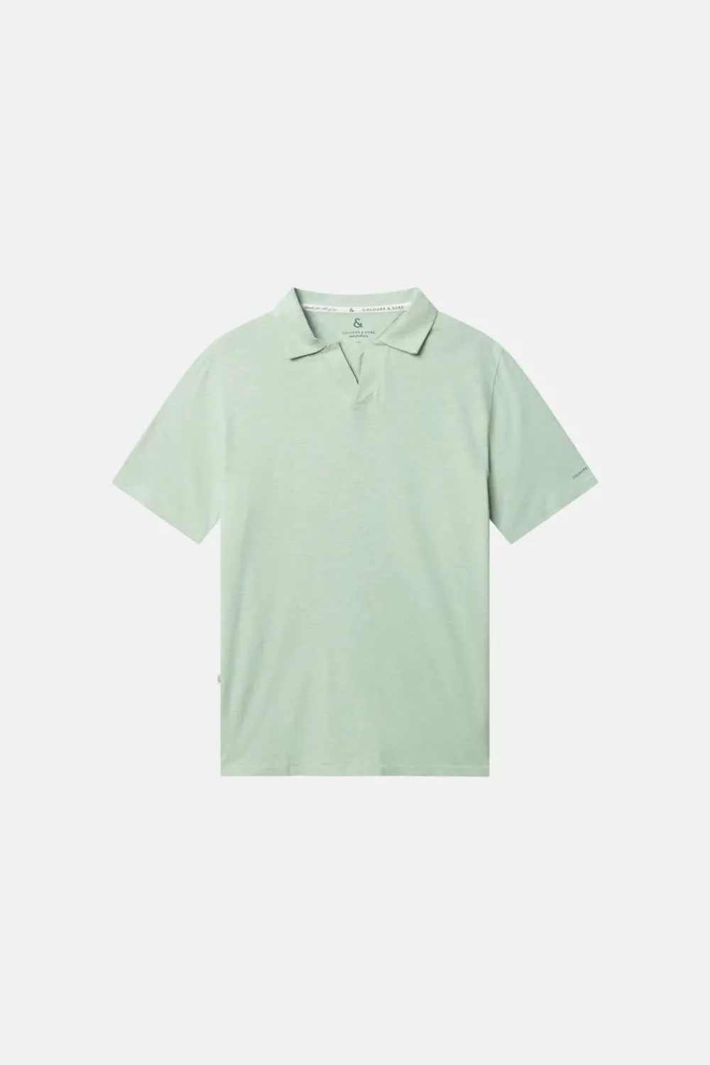 Colours & Sons Polo Leinen Blend - Lime*Herren T-Shirts & Polos