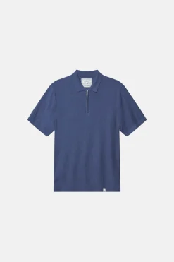 Colours & Sons Polo Leinen Blend - Navy*Herren T-Shirts & Polos