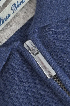 Colours & Sons Polo Leinen Blend - Navy*Herren T-Shirts & Polos