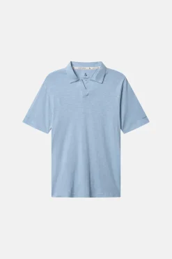Colours & Sons Polo Leinen Blend - Sky*Herren T-Shirts & Polos
