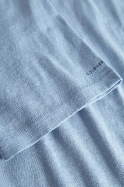 Colours & Sons Polo Leinen Blend - Sky*Herren T-Shirts & Polos
