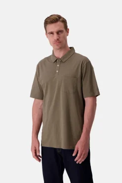 Colours & Sons Poloshirt Slub - Olive*Herren T-Shirts & Polos|T-Shirts & Polos