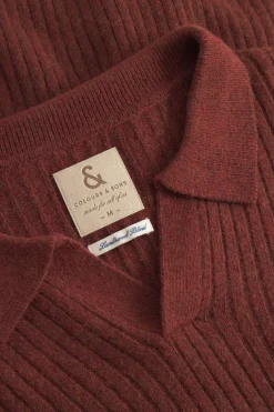Colours & Sons Pullover Johnny Kragen - Brandy*Herren Pullover