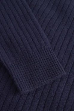 Colours & Sons Pullover Johnny Kragen - Navy*Herren Pullover