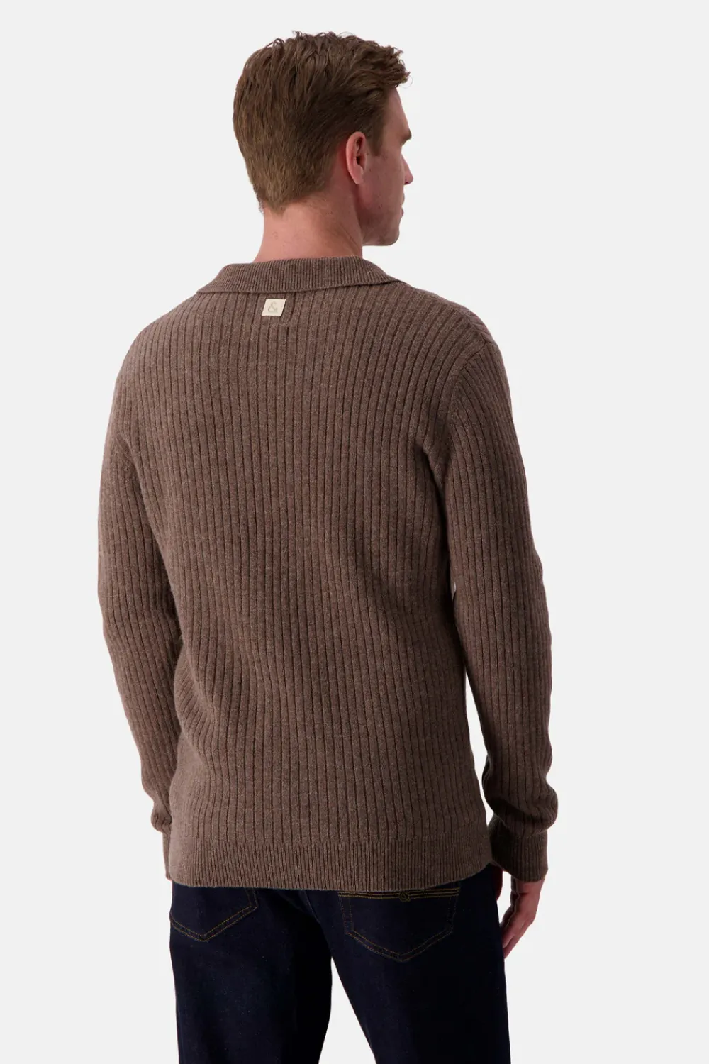 Colours & Sons Pullover Johnny Kragen - Soil*Herren Pullover