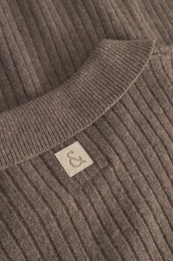 Colours & Sons Pullover Johnny Kragen - Soil*Herren Pullover