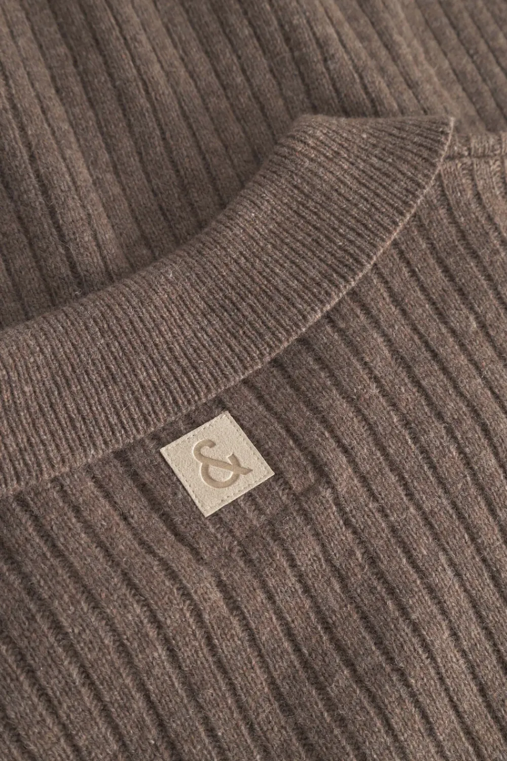 Colours & Sons Pullover Johnny Kragen - Soil*Herren Pullover