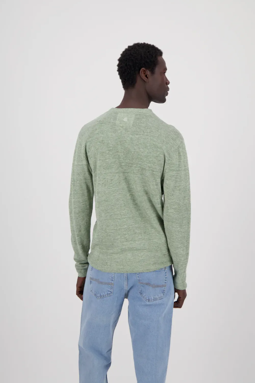 Colours & Sons Pullover Leinen - Lime*Herren Pullover